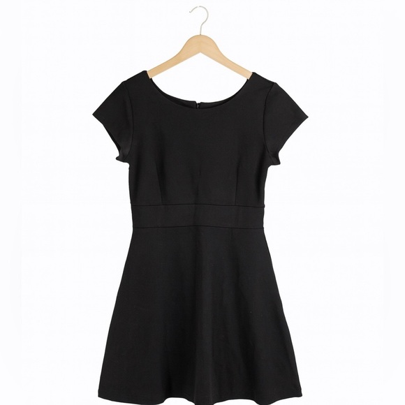 My Collection size large black flared dress with back zipper. - Picture 3 of 3